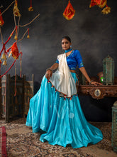White & Blue Chaniya Choli